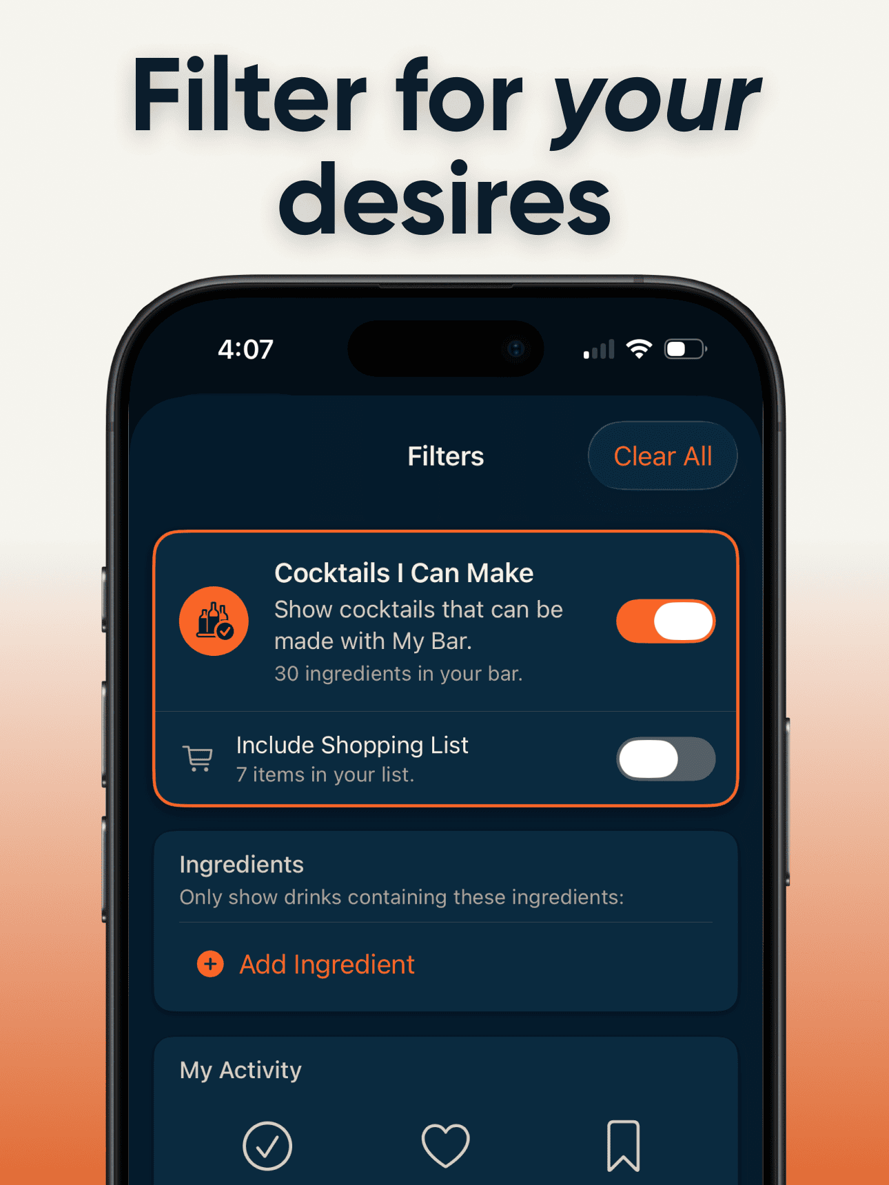 BarKeeper app preview