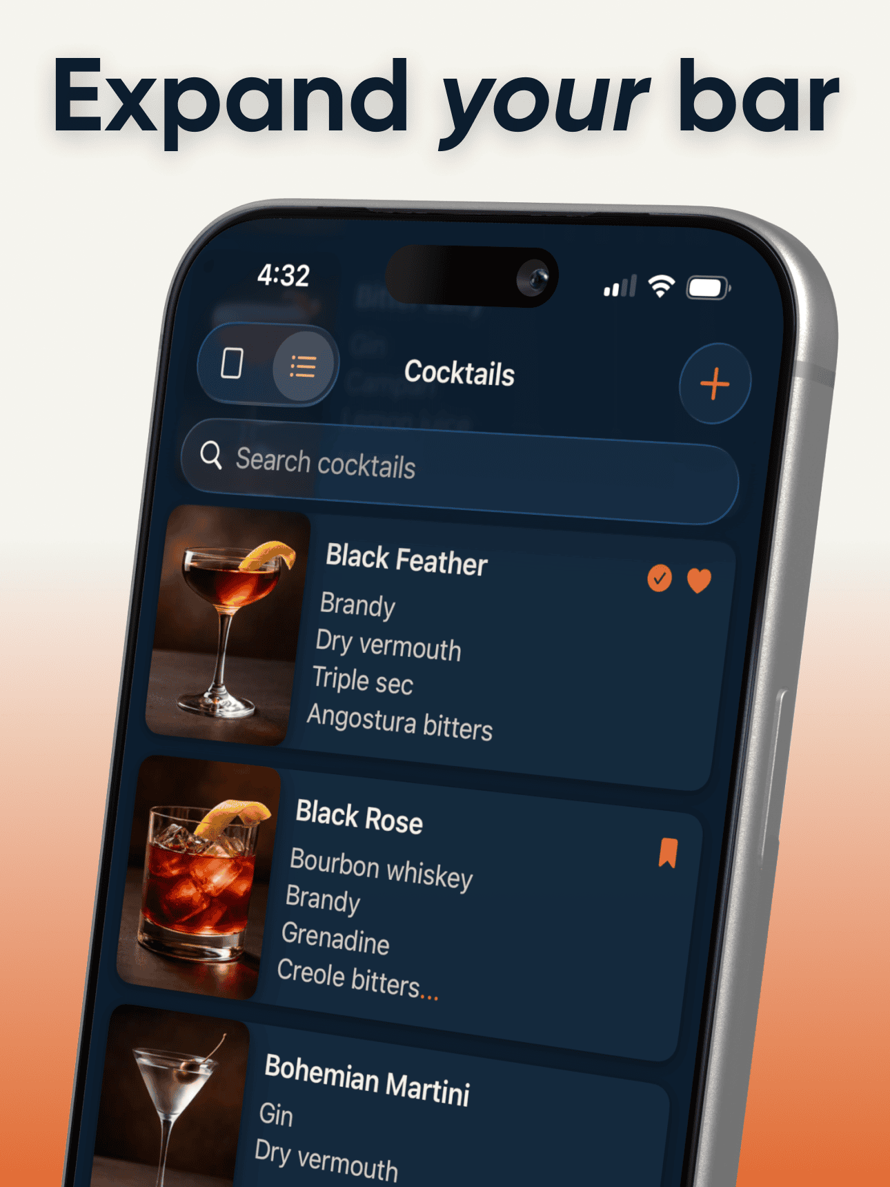 BarKeeper app preview