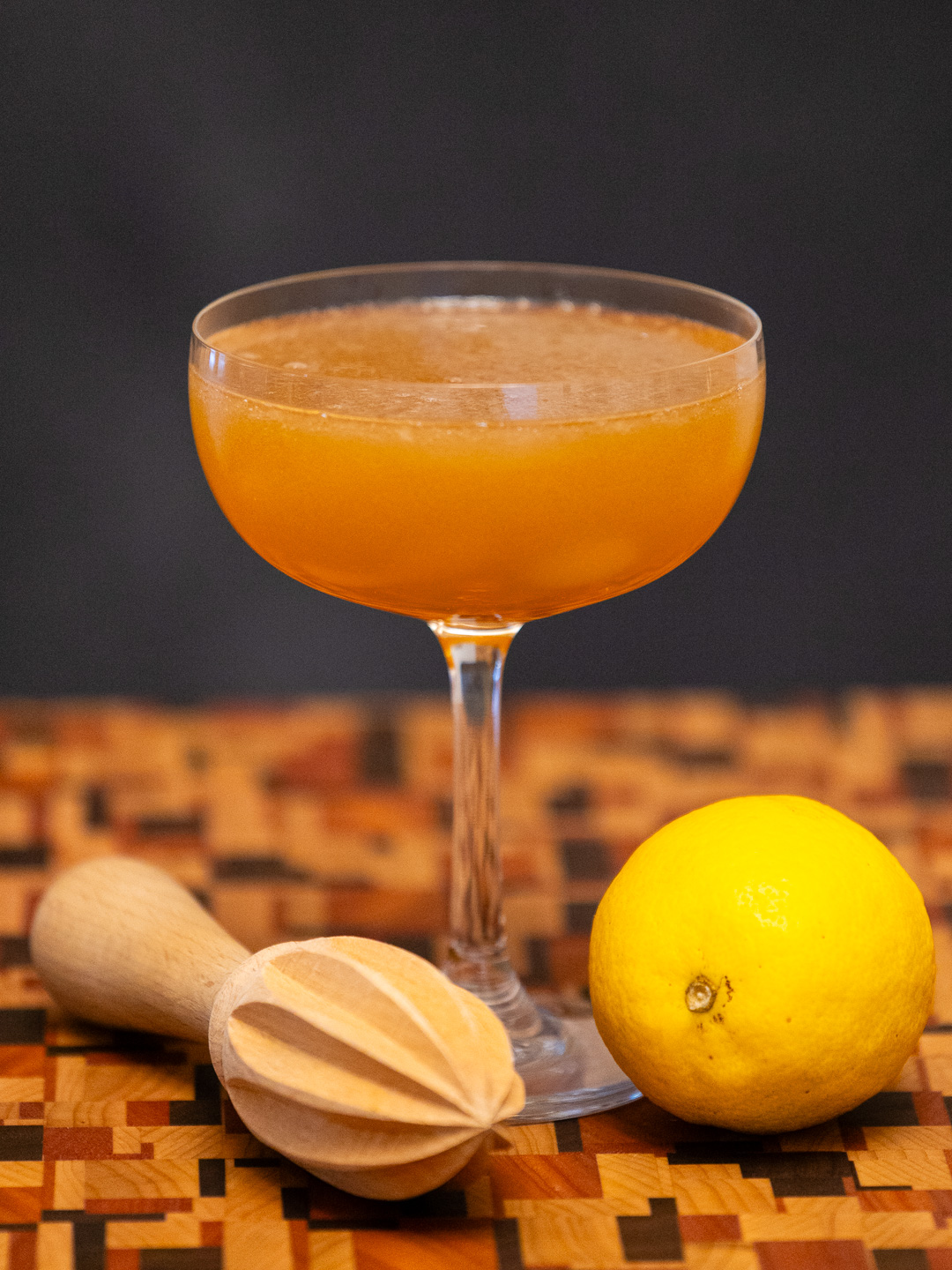 The Bella Donna Daiquiri cocktail in a coupe glass