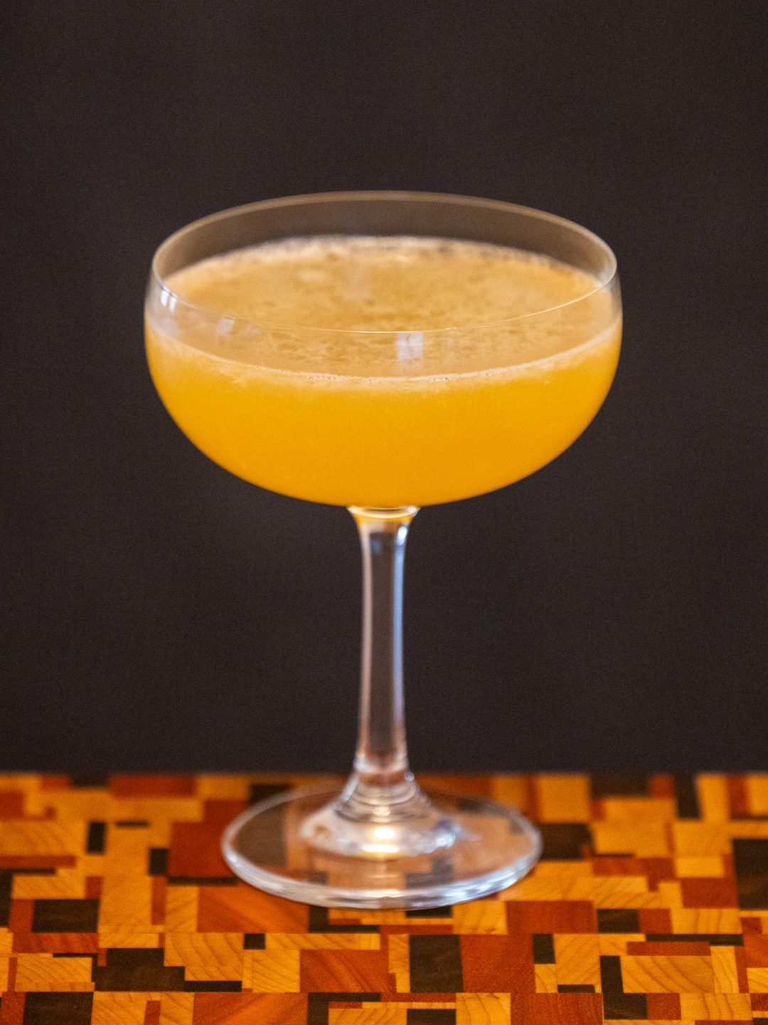 The Belvedere No. 1 cocktail in a coupe glass