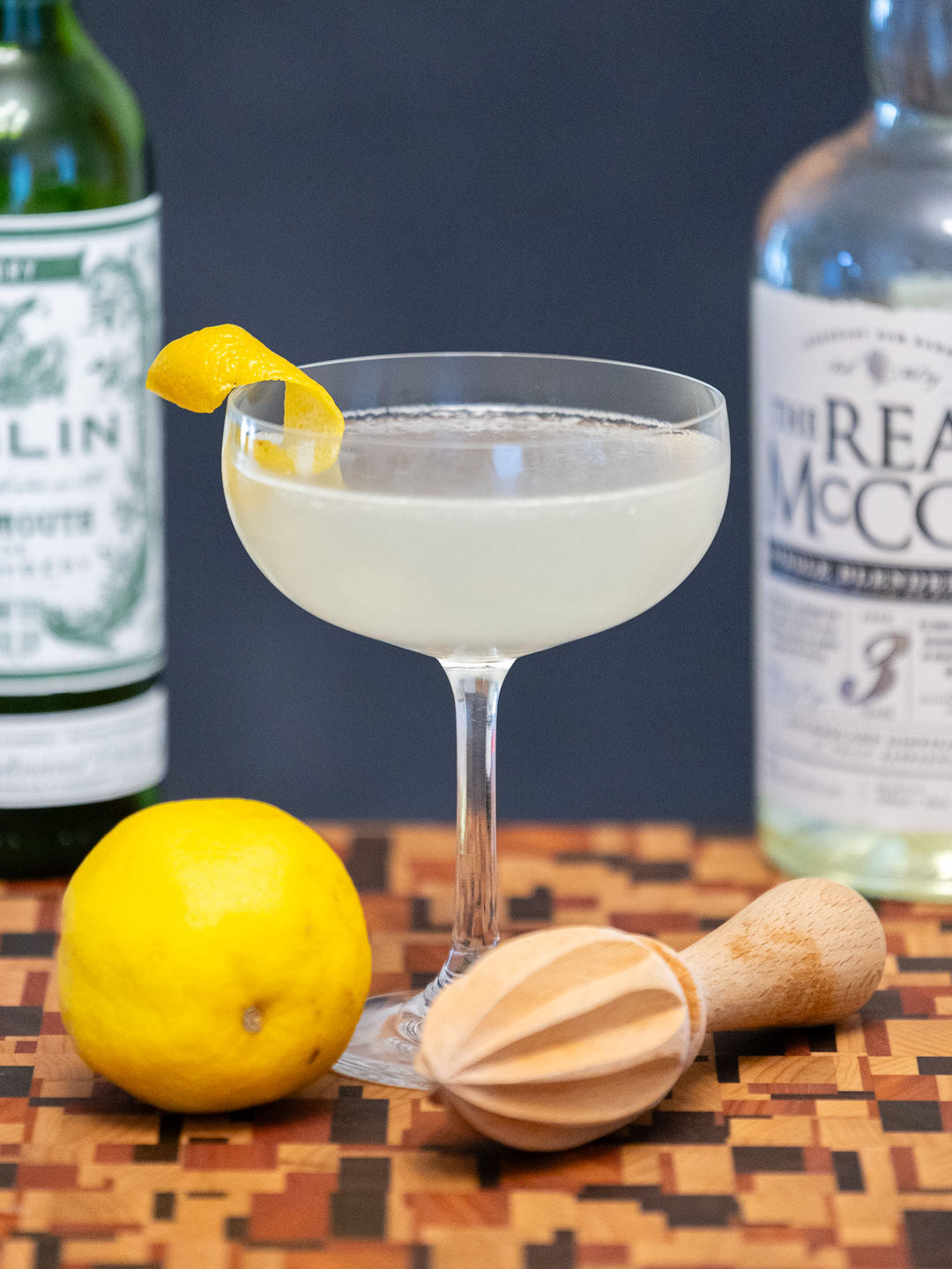 The Cuban Island cocktail in a coupe glass