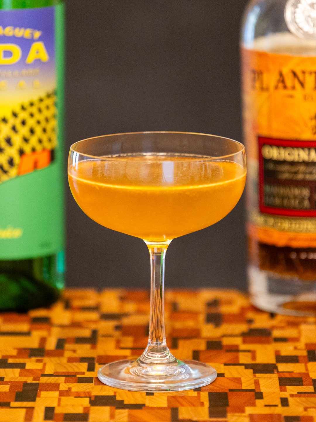 The Ding-A-Ling cocktail in a coupe glass