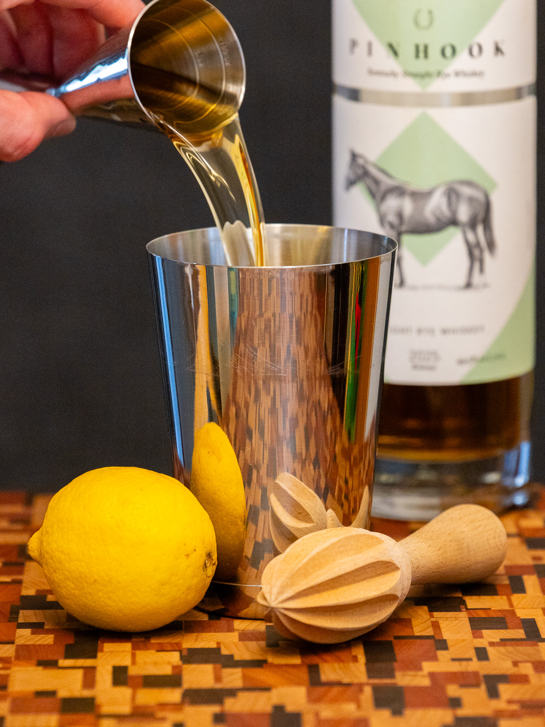 The Egg-Free Rye Whiskey Sour